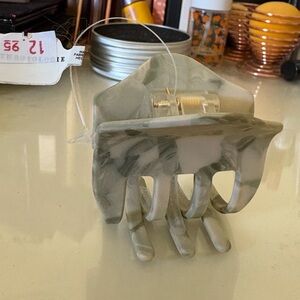 Marble Pattern Hair Claw Clip from anthropologie